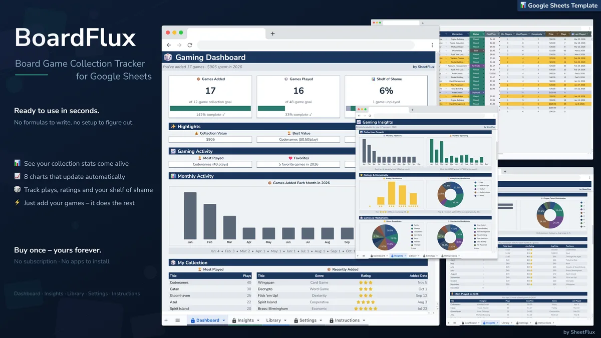 BoardFlux — Board Game Collection Tracker