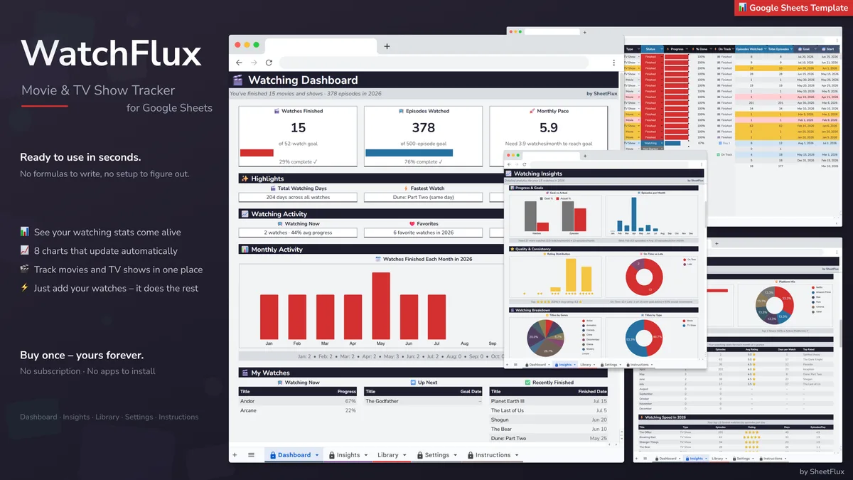 WatchFlux — Movie & TV Show Tracker